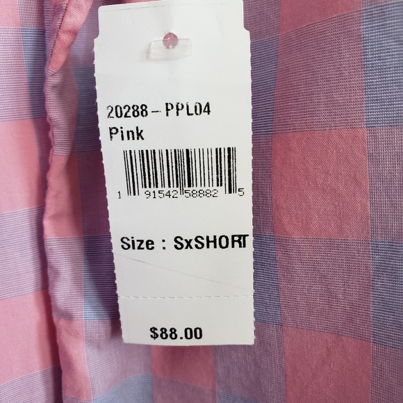 NWT Bonobos Mens Shirt Small Short Standard Pink - Picture 2 of 5